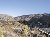 Elevated Road in Tenerife: Enjoying Clear Skies