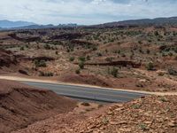 Elevated Road in Utah: A Top-Down Perspective