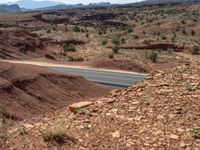 Elevated Road in Utah: A Top-Down Perspective