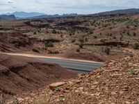 Elevated Road in Utah: A Top-Down Perspective