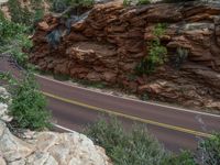 Elevated Road in Zion National Park, Utah