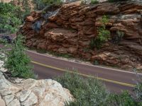 Elevated Road in Zion National Park, Utah