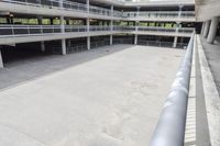 Elevated Toronto walkway with clear sky