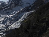 Elevated View of the Alps: Clear Sky Above