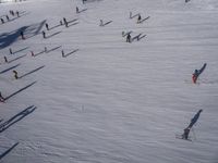 Elevated View of French Alps Ski Slopes 006