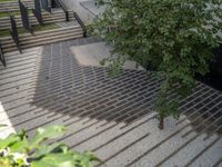 Elevated View of Office Building in Zaragoza: A Top-Down Perspective