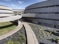 Elevated Walkway of a Modern Building in Tenerife