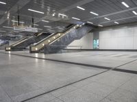 the airport is empty except for some passengers to disembark from it's surroundings