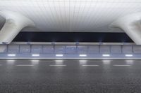 an empty airport has been completely cleaned and empty from people's shadows to the terminal