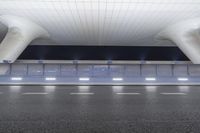 an empty airport has been completely cleaned and empty from people's shadows to the terminal