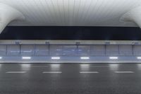 an empty airport has been completely cleaned and empty from people's shadows to the terminal