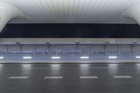 an empty airport has been completely cleaned and empty from people's shadows to the terminal