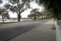 Empty Road in Beaufort, South Carolina 001