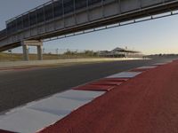 Empty Road and Clear Sky at Racing Stadium 002