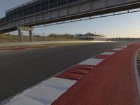 Empty Road under Clear Sky at Racing Stadium 005