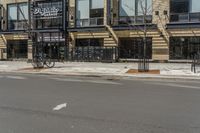 the sidewalk of the street is empty and no one has been seen by the sidewalk