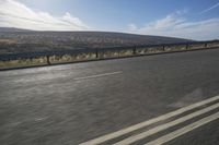 Endless Road in Africa: A Desert Landscape