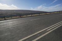 Endless Road in Africa: A Desert Landscape