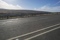 Endless Road in Africa: A Desert Landscape