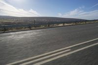 Endless Road in Africa: A Desert Landscape