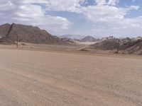 Endless Road in Africa: Slope and Mountain Landscape