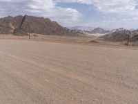 Endless Road in Africa: Slope and Mountain Landscape