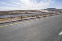 Endless Road Across African Plain in South Africa