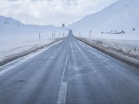 Endless Road in the Alps: Captivating Landscape Views