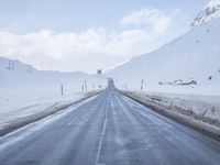 Endless Road in the Alps: Captivating Landscape Views