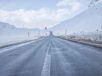 Endless Road in the Alps: Captivating Landscape Views