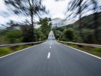 Endless Road in the Balearic Islands, Spain