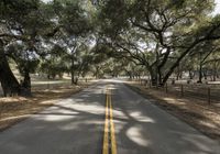 Endless Road Through California Rural Landscape