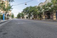 Endless Road in Denver, Colorado Cityscape