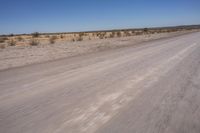 Endless Road in the African Desert