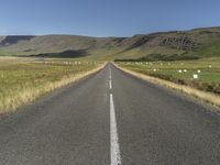 Endless Road in Iceland: Clear Sky Ahead