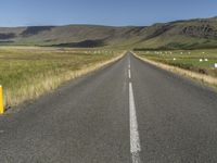 Endless Road in Iceland: Clear Sky Ahead