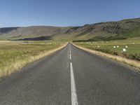 Endless Road in Iceland: Clear Sky Ahead