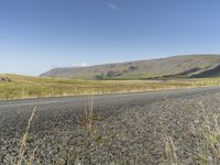 Endless Road in Iceland: Clouds and Mountains