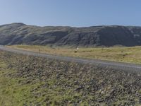 Endless Road in Iceland: Mountain Landscape