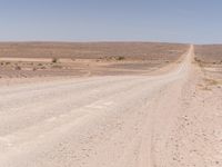 Endless Road in the African Desert