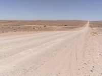 Endless Road in the African Desert