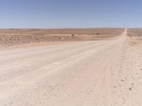 Endless Road in the African Desert