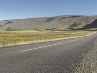 Endless Road in Highland Landscape, Iceland