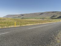 Endless Road in Highland Landscape, Iceland