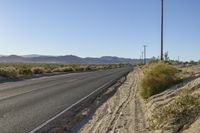 Endless Road in Landers, California, USA