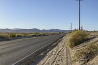 Endless Road in Landers, California, USA