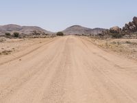 a desert road in the middle of nowhere and no one is there for them to go