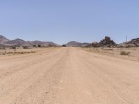 a desert road in the middle of nowhere and no one is there for them to go