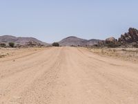 a desert road in the middle of nowhere and no one is there for them to go