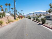 Endless Road in Palm Springs, California, USA